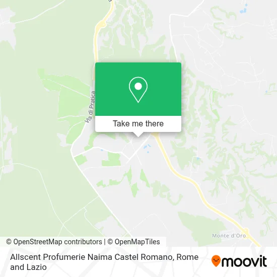 Allscent Profumerie Naima Castel Romano map