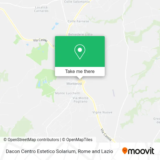 Dacon Centro Estetico Solarium map