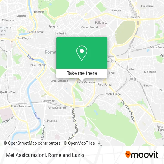 Mei Assicurazioni map