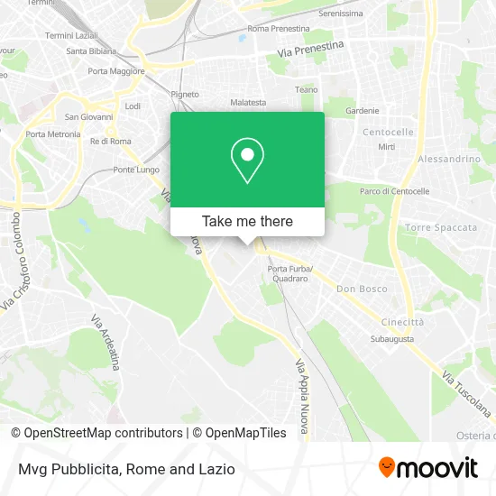 Mvg Pubblicita map