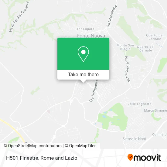 H501 Finestre map