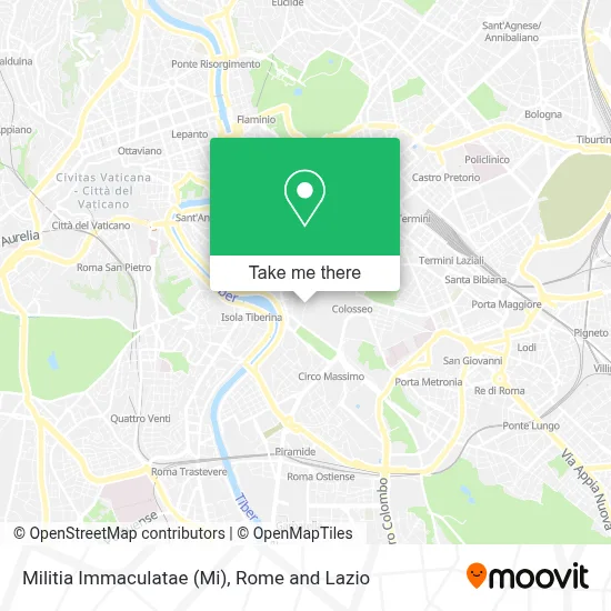Militia Immaculatae map