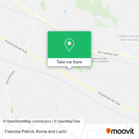 Fiamma Petroli map