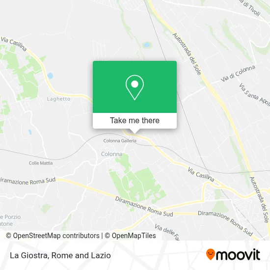 La Giostra map