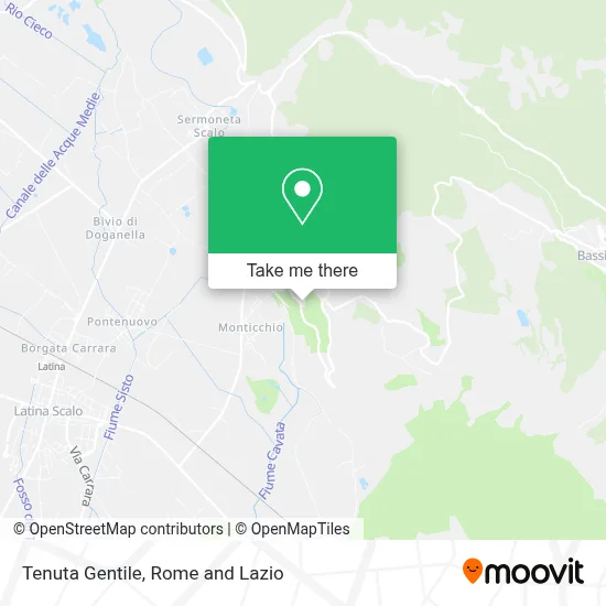 Tenuta Gentile map