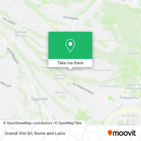 Grandi Vini Srl map