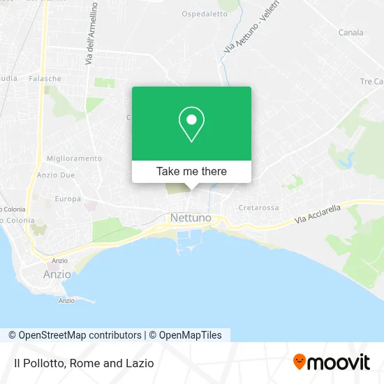 Il Pollotto map