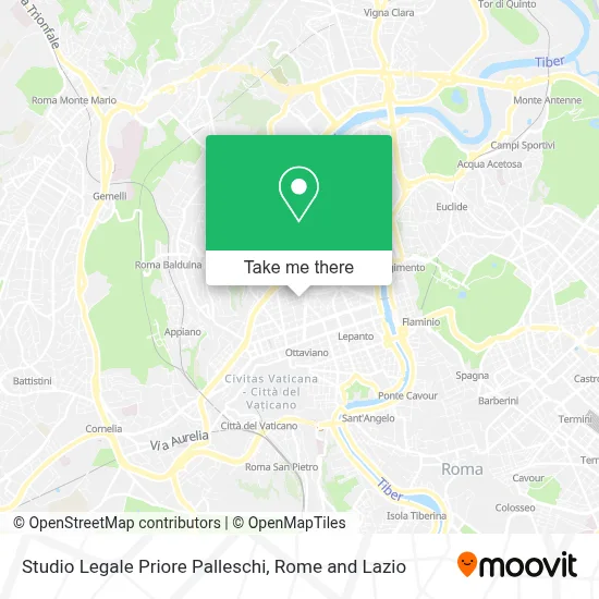 Studio Legale Priore Palleschi map