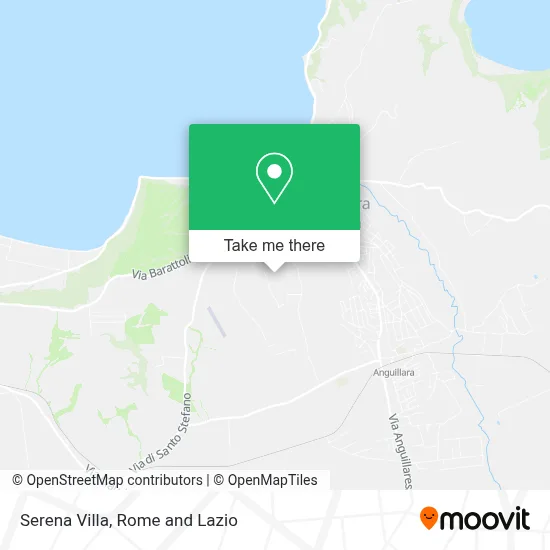 Serena Villa map