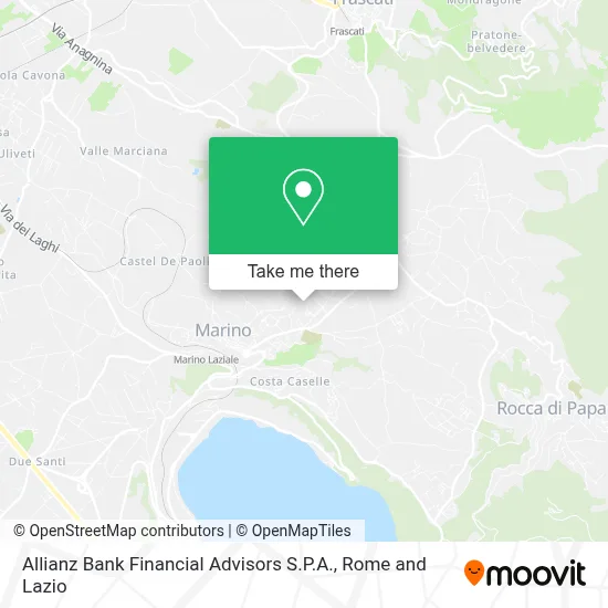 Allianz Bank Financial Advisors S.P.A. map