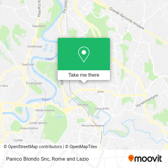 Panico Biondo Snc map
