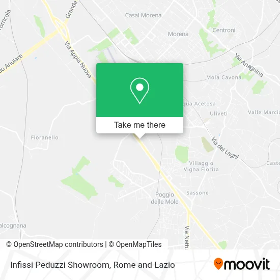Infissi Peduzzi Showroom map