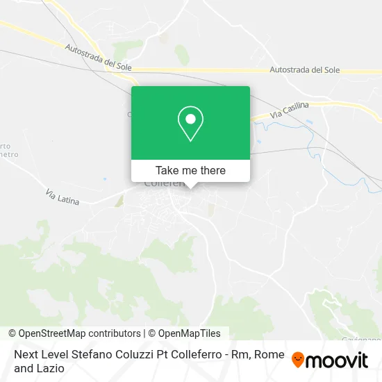Next Level Stefano Coluzzi Pt Colleferro - Rm map