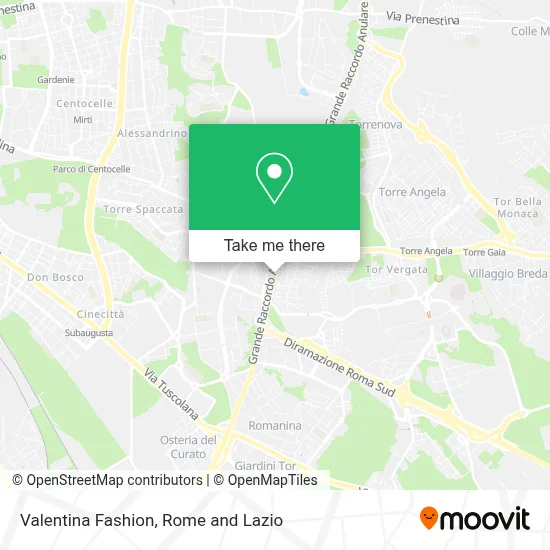 Valentina Fashion map