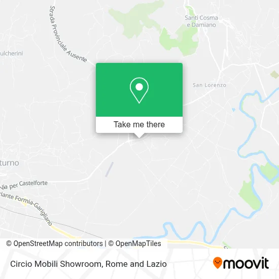 Circio Mobili Showroom map