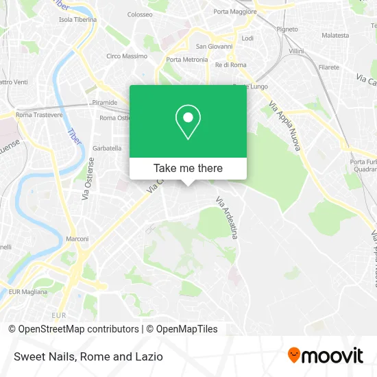 Sweet Nails map