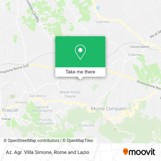 Az. Agr. Villa Simone map