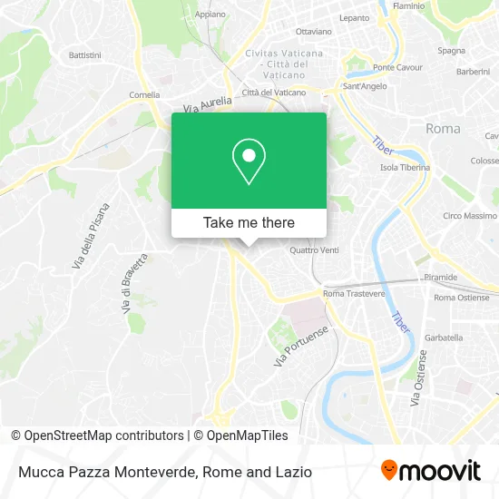 Mucca Pazza Monteverde map