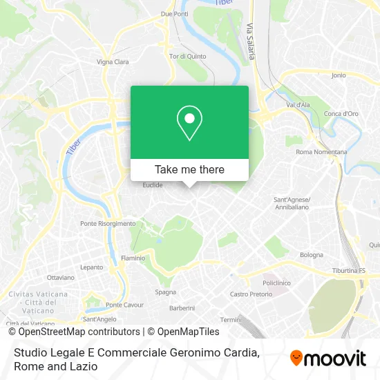 Studio Legale E Commerciale Geronimo Cardia map