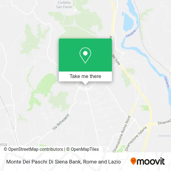 Monte Dei Paschi Di Siena Bank map