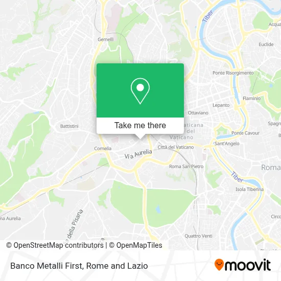 Banco Metalli First map