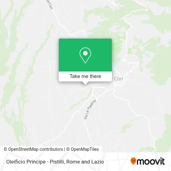 Oleificio Principe - Pistilli map