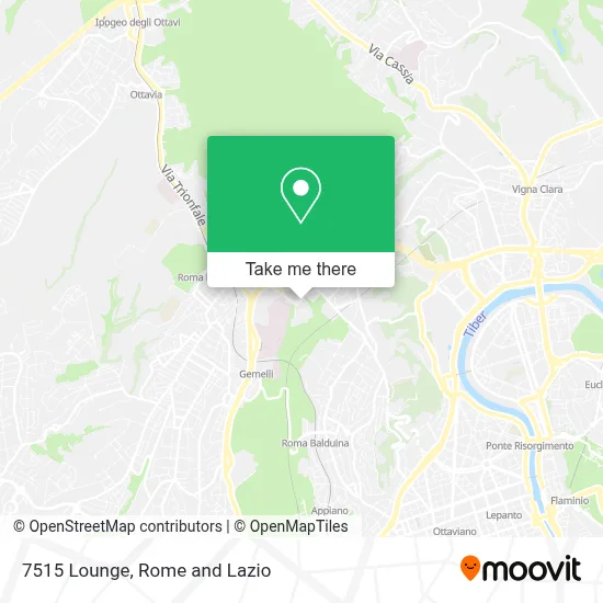 7515 Lounge map