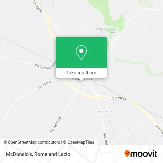 McDonald's map