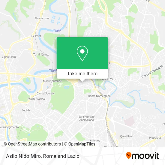 Asilo Nido Miro map