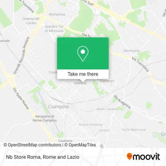 Nb Store Roma map