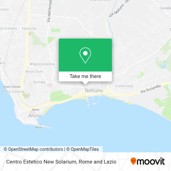 Centro Estetico New Solarium map
