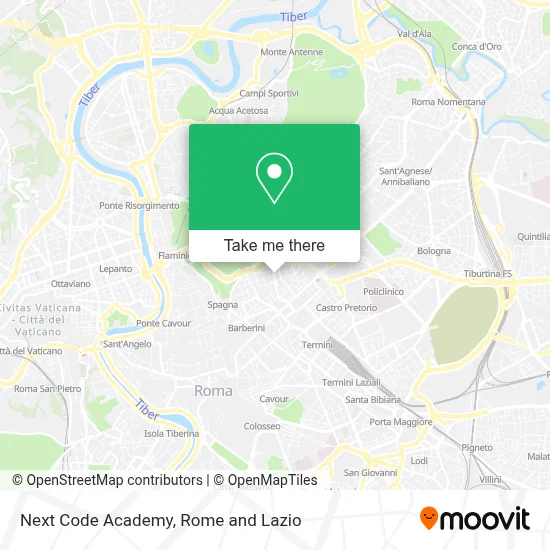 Next Code Academy map