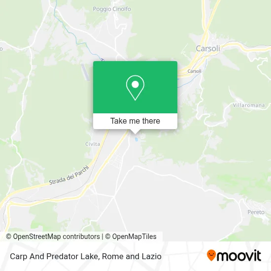 Carp And Predator Lake map