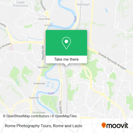 Rome Photography Tours map