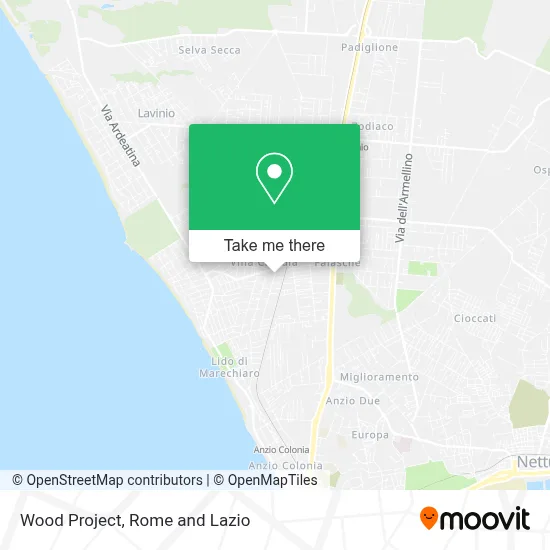 Wood Project map