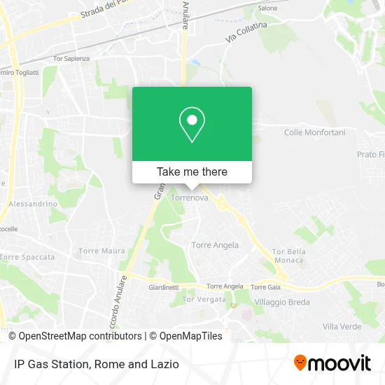 IP Gas Station map