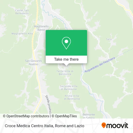 Croce Medica Centro Italia map