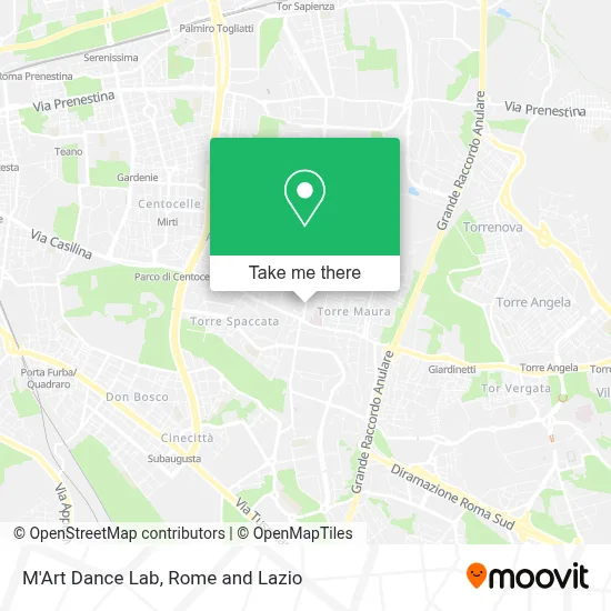 M'Art Dance Lab map