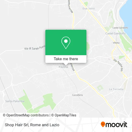 Shop Hair Srl map