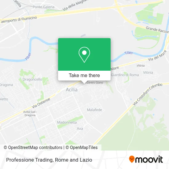 Professione Trading map