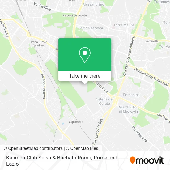 Kalimba Club Salsa & Bachata Roma map