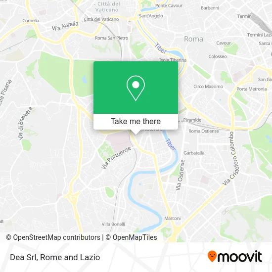 Dea Srl map