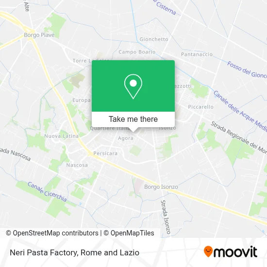 Neri Pasta Factory map