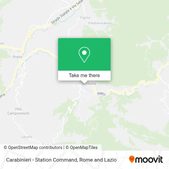 Carabinieri - Station Command map