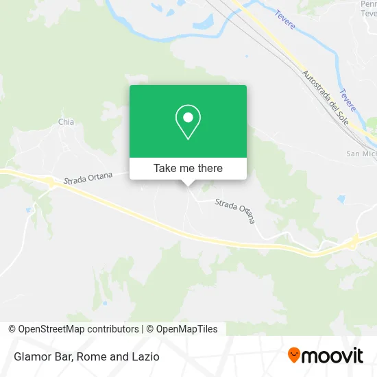 Glamor Bar map