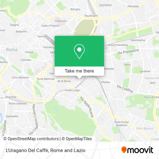 L'Uragano Del Caffè map