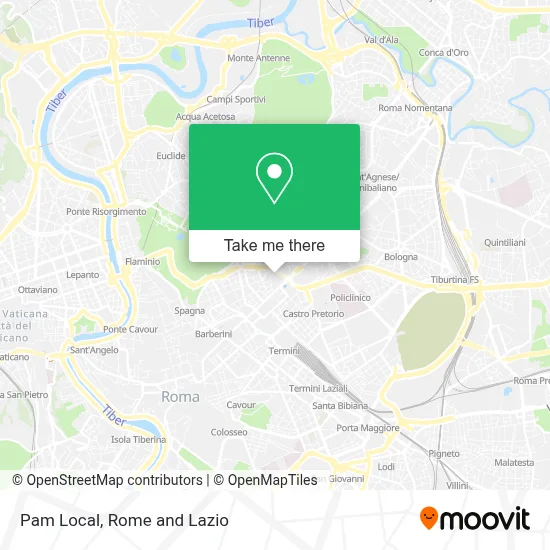 Pam Local map