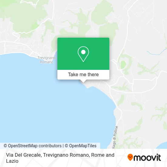Via Del Grecale, Trevignano Romano map