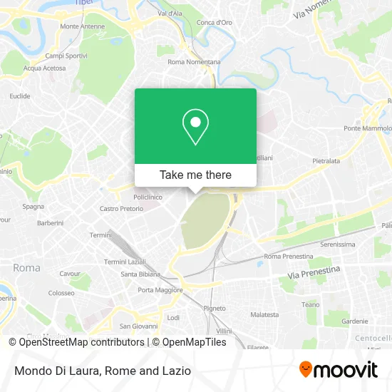 Mondo Di Laura map