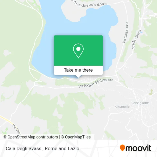 Cala Degli Svassi map